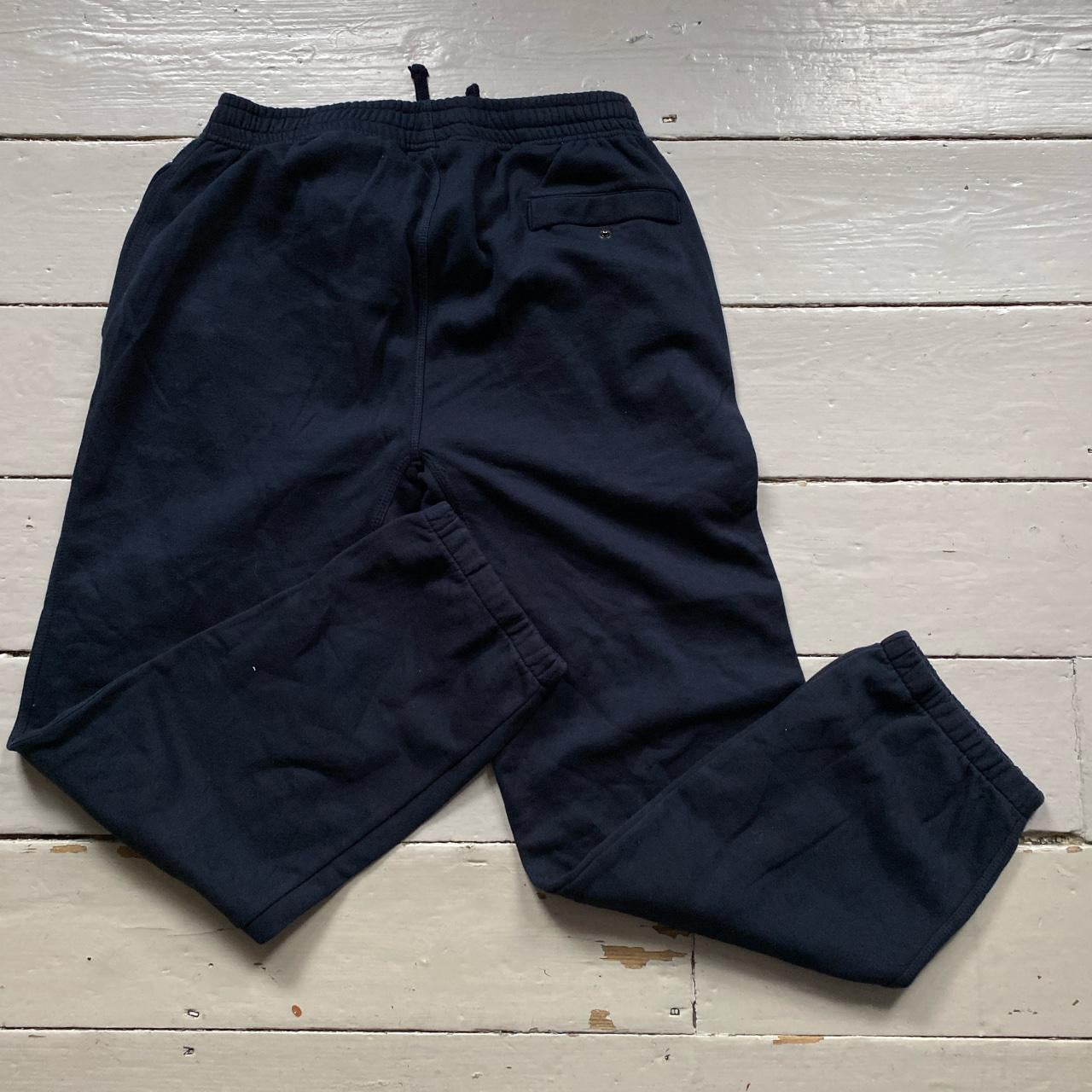 Nike Navy and White Joggers (Large)