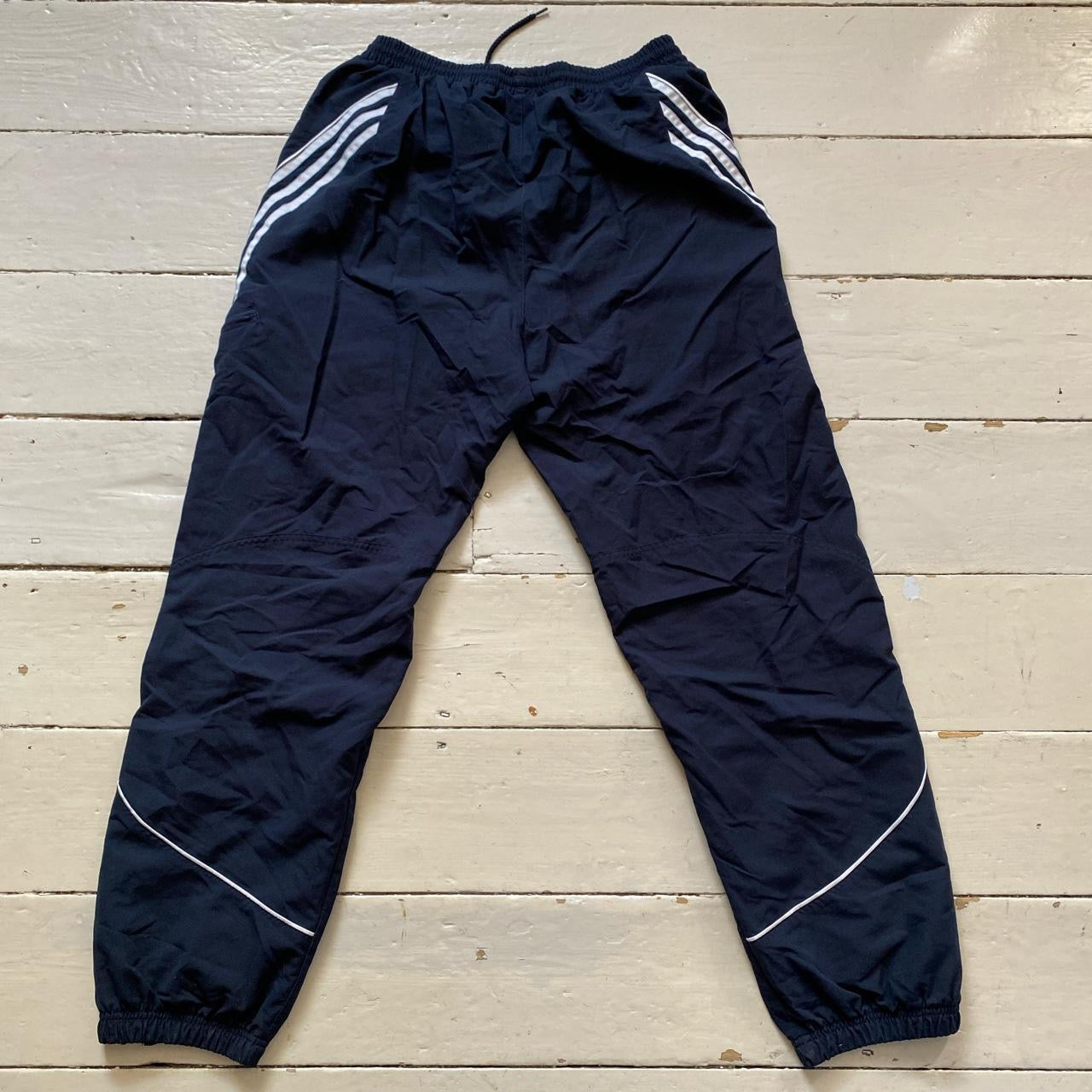 Adidas Navy Shell Bottoms (Medium)