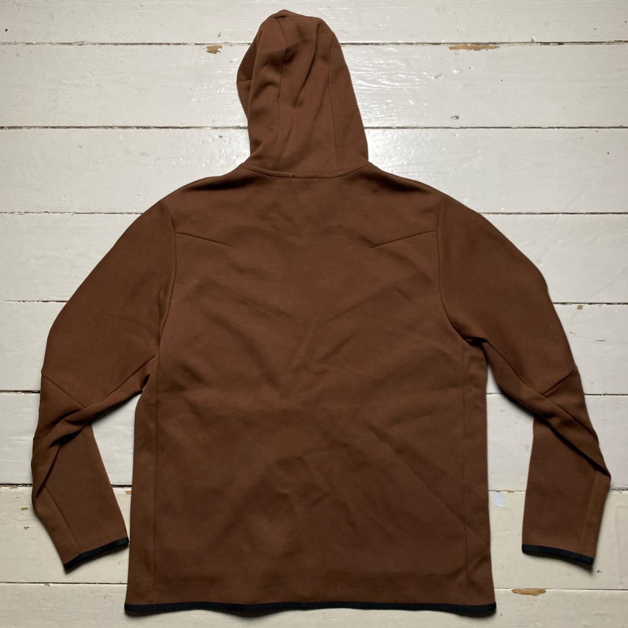 Nike Tech Fleece Brown Hoodie (XL)