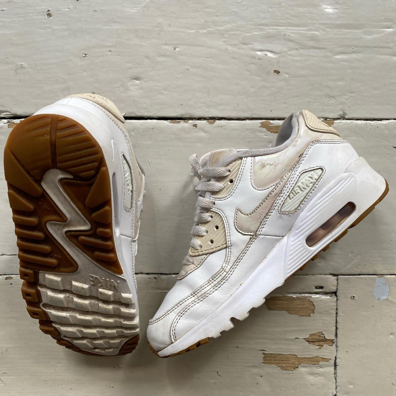 Nike Air Max 90 White Gum (UK 5.5)