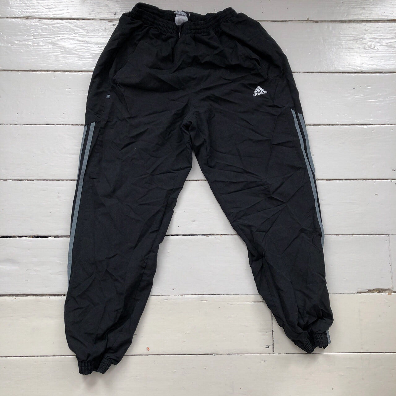 Adidas Black Shell Bottoms (Large)