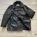 Schott USA Vintage Leather Peacoat (2XL)
