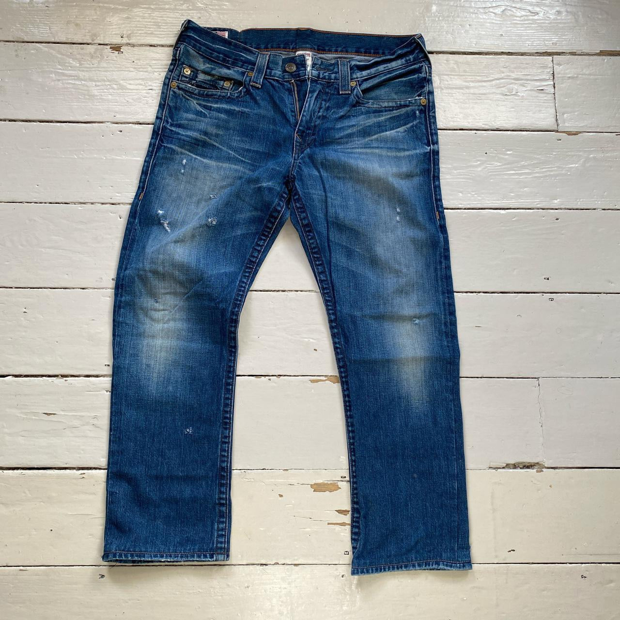 True Religion Bobby Distressed Jeans (34/28)