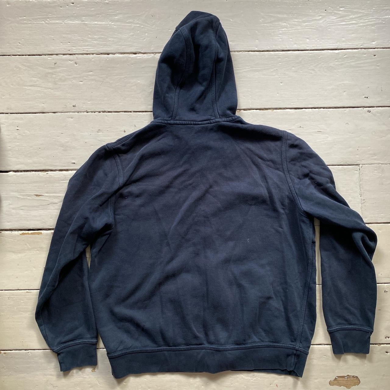 Nike Swoosh Navy Tracksuit (XL Hoodie, Large Bottoms)