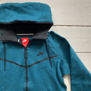 Nike Tech Fleece Teal Hoodie (Small)