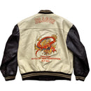 Dragon Top Gear Leather Vintage Jacket (XL)