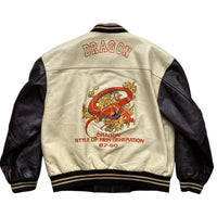 Dragon Top Gear Leather Vintage Jacket (XL)
