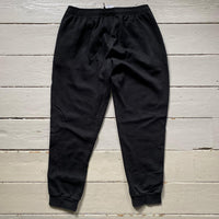 Adidas Black and White Joggers (Large)