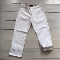 Burberry london nova check jeans (size 12)