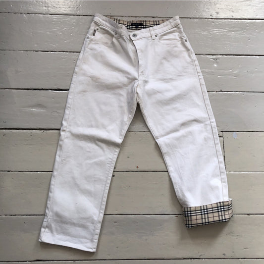 Burberry london nova check jeans (size 12)