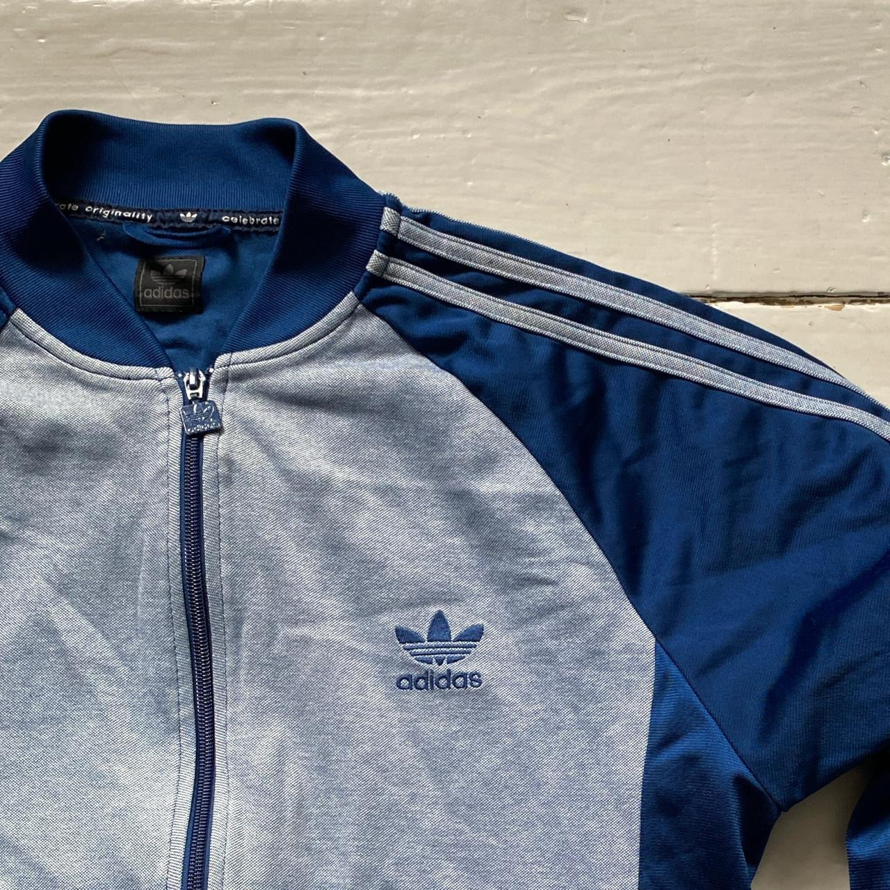 Adidas SST Navy Track Jacket (Medium)