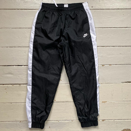 Nike Swoosh Black Shell Bottoms (Large)