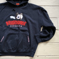 Iceberg History Mickey Mouse Hoodie (Large)