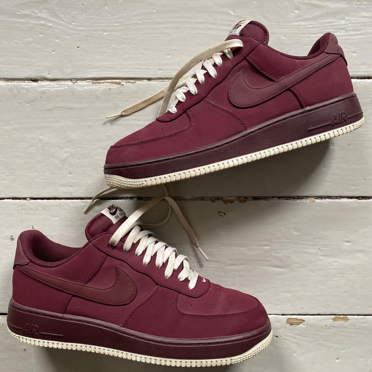 Nike Air Force 1 Burgundy Suede (UK 11)