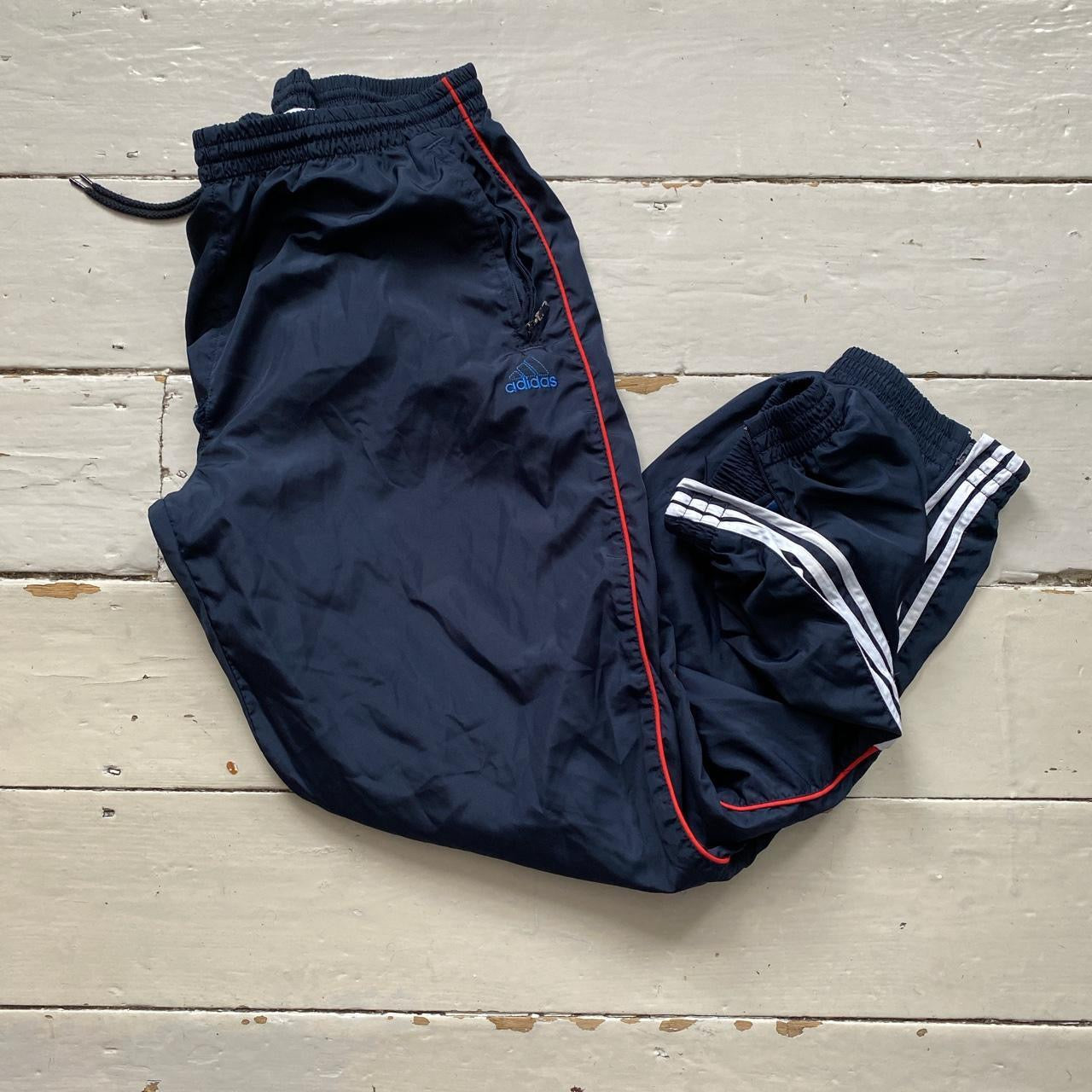 Adidas Navy Shell Bottoms (Large)