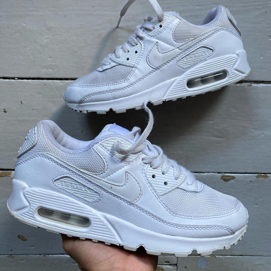 Nike Air Max 90 White (UK 6.5)