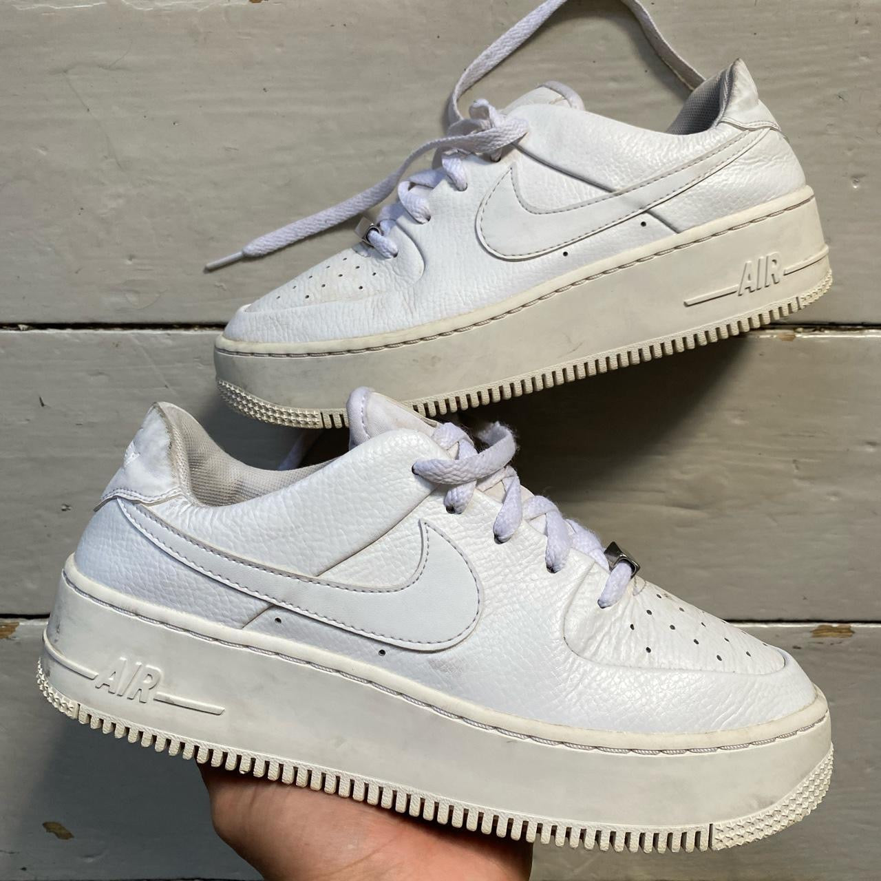 Nike Air Force 1 Platform White (UK 6)