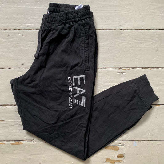 EA7 Emporio Armani Black Joggers (XL)