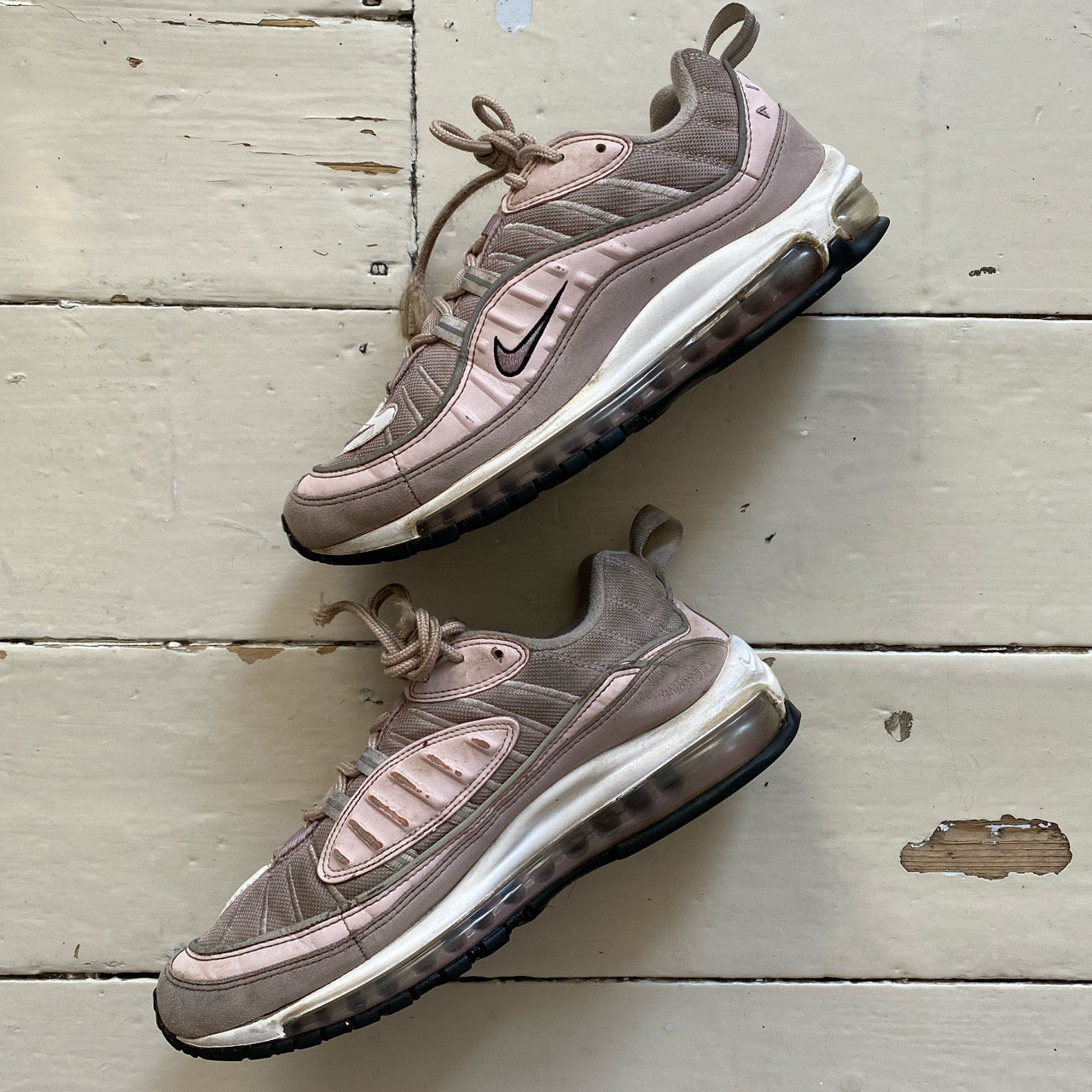 Nike Air Max 98 Pink and White (UK 8)