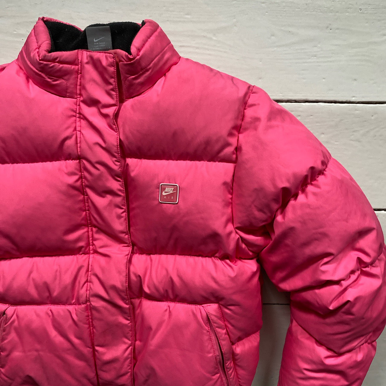Nike Womens Pink Puffer Jacket (Large)