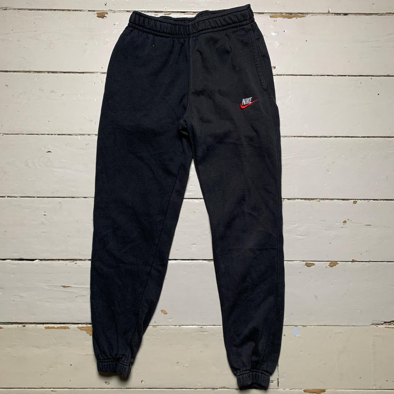 Nike Swoosh Black Joggers (XS)