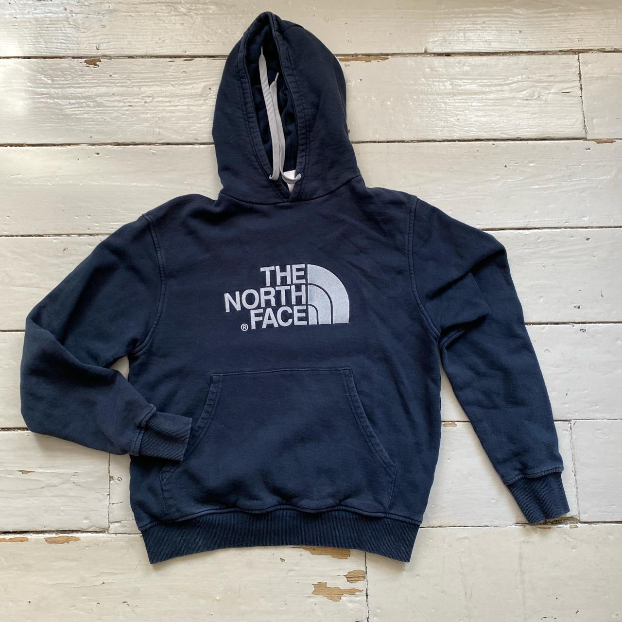 The North Face Navy Hoodie (Small)