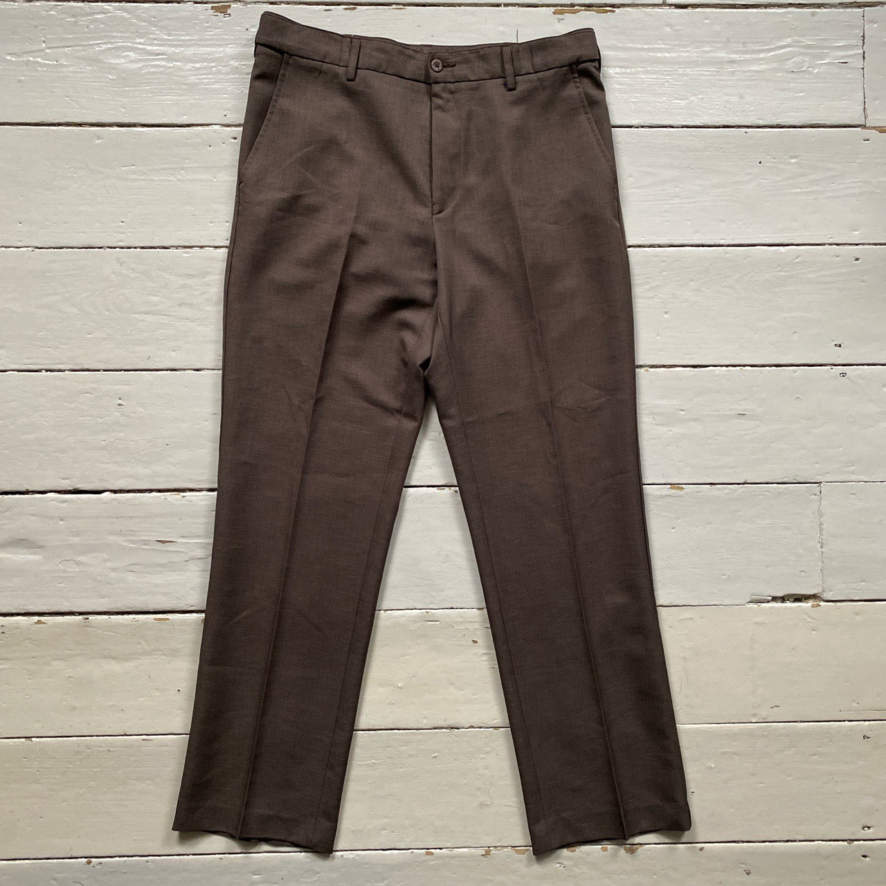 Farah Chocolate Brown Trousers (34/31)