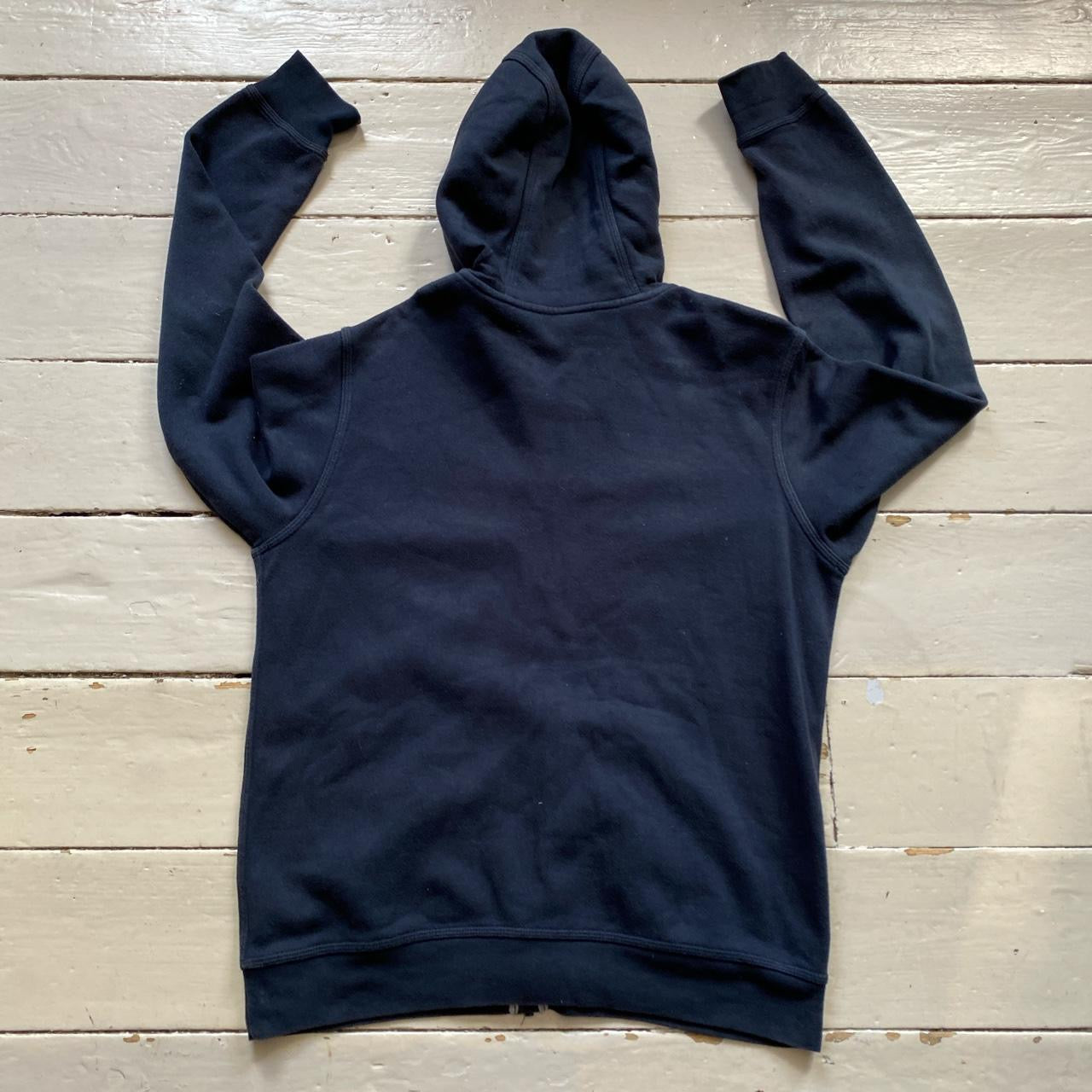 Nike Swoosh Navy Hoodie (Large)