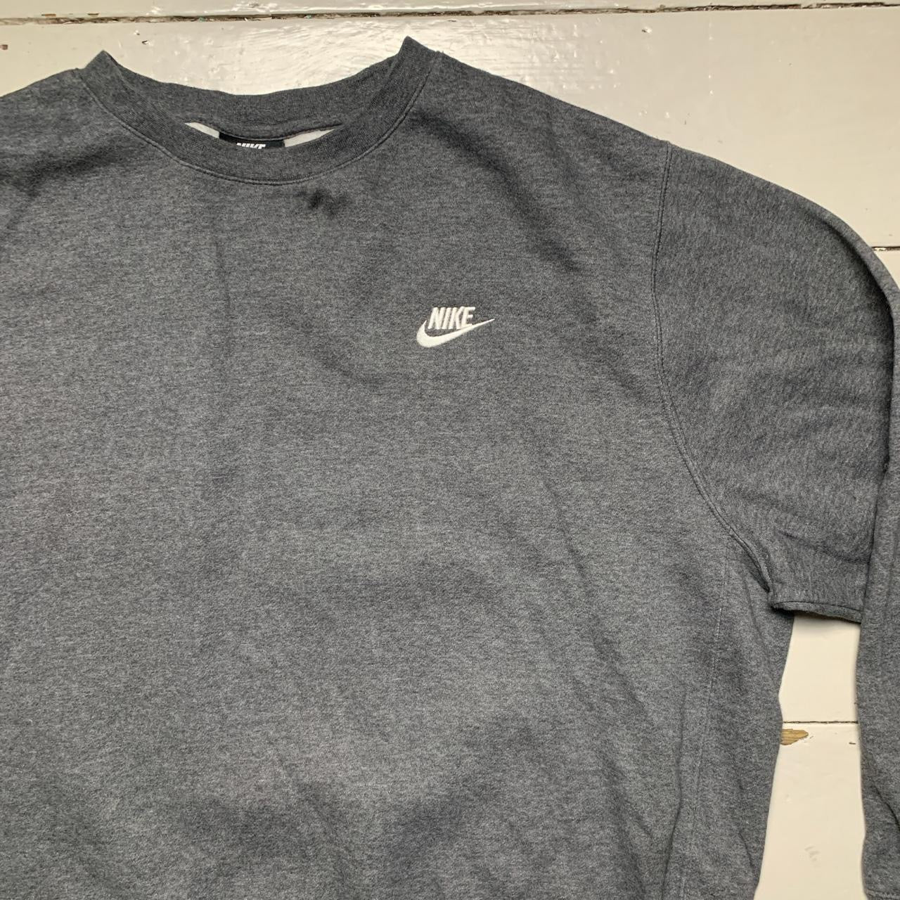 Nike Swoosh Grey Jumper (XL)