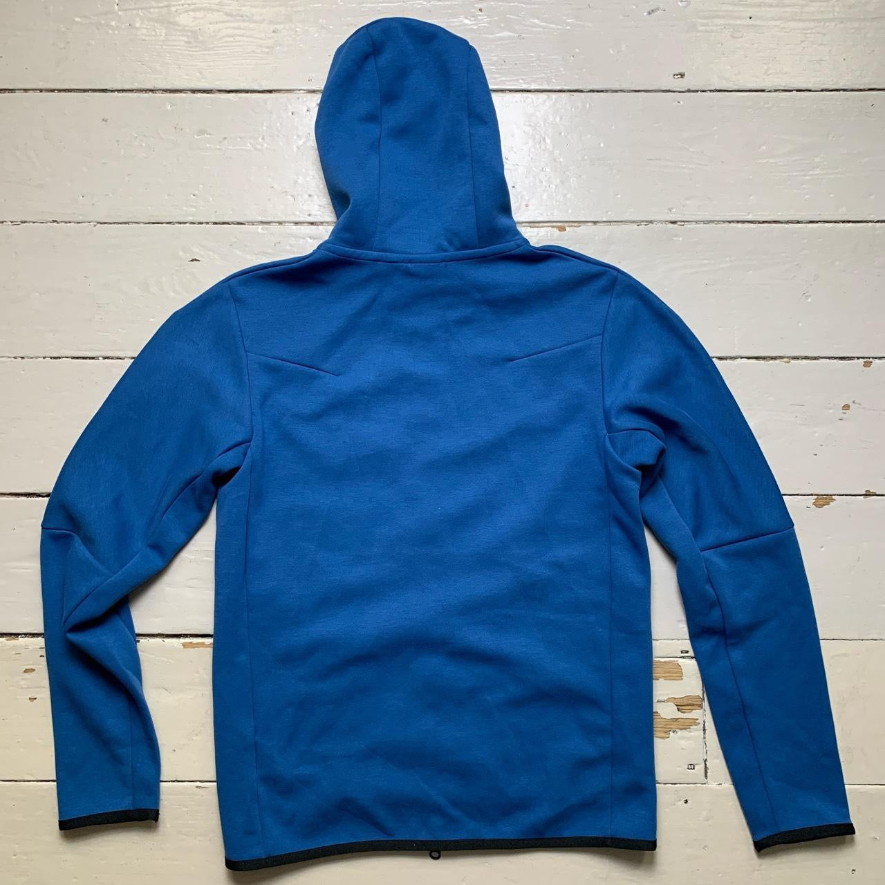 Nike Tech Fleece Marina Blue Hoodie (Small)