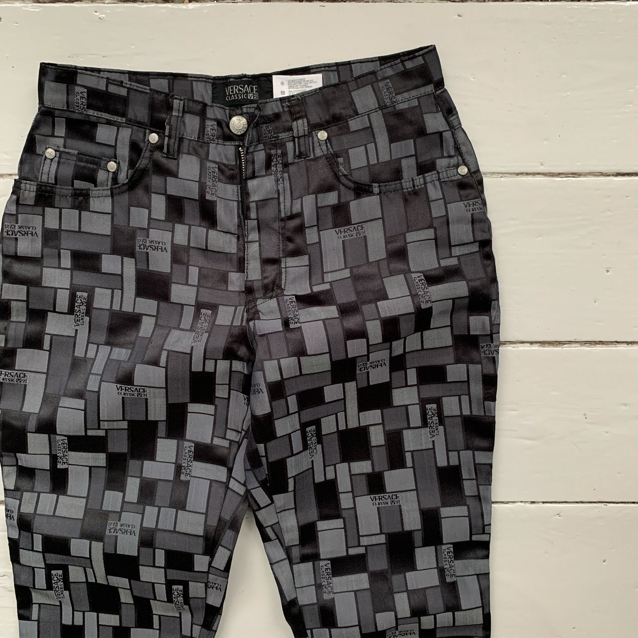 Versace Classic Vintage Womens Monogram Trousers (W29 L30)