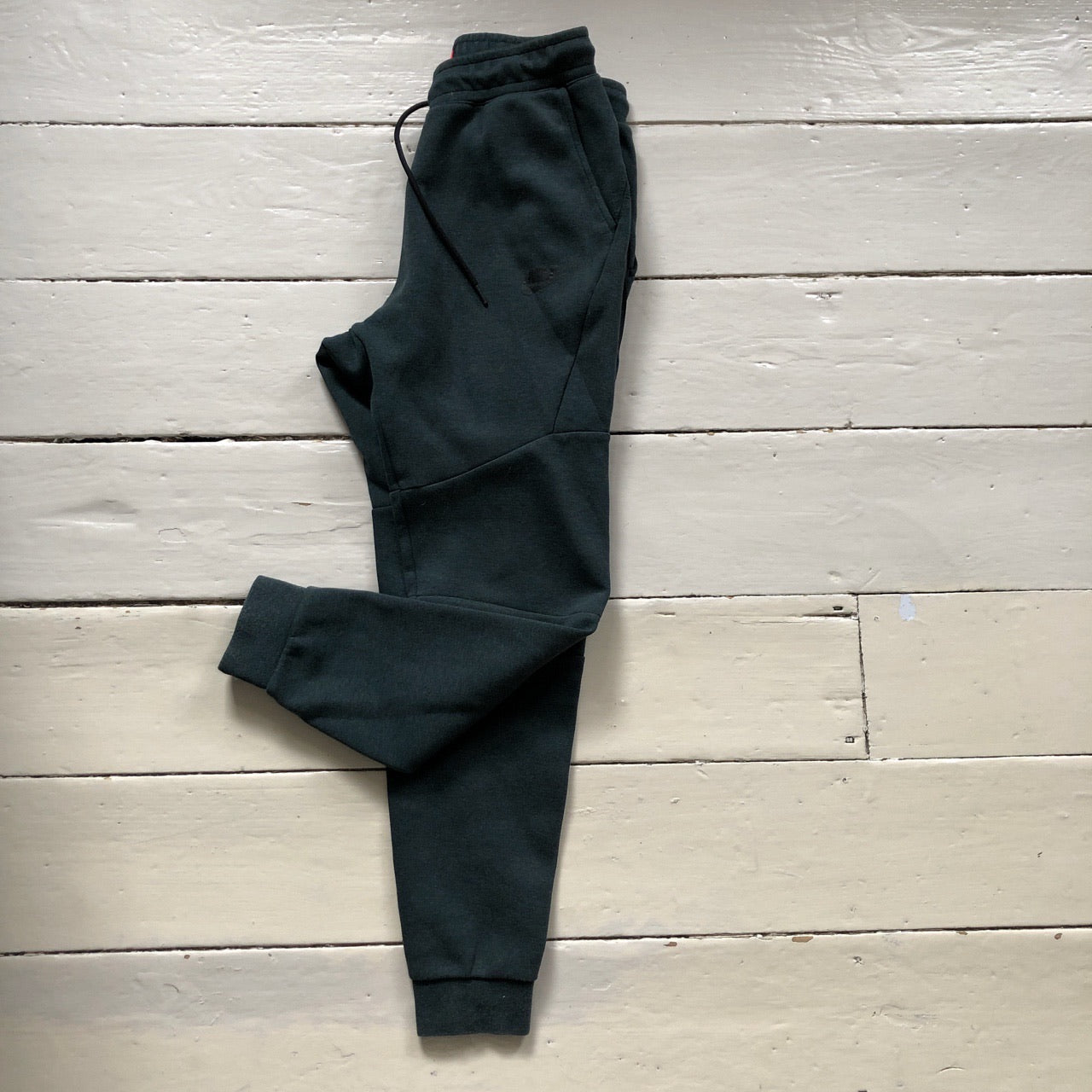 Nike Tech Fleece Green Bottoms (Small)