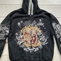 5ive Jungle Vintage Graffiti New York Hoodie (Large)