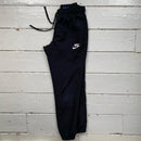 Nike White Swoosh Shell Bottoms (Small)