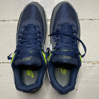 Nike Air Max 90 Grey Navy and Green (UK 9)