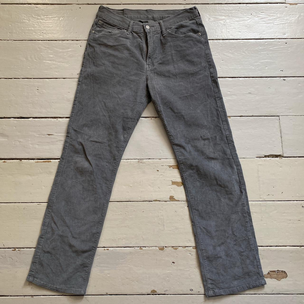 Levis 761 Grey Corduroy Jeans (32/32)