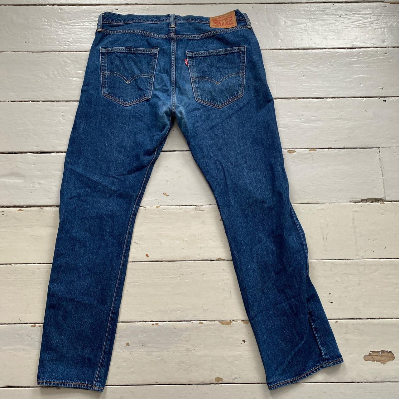 Levis 501 Dark Blue Jeans (36/32)