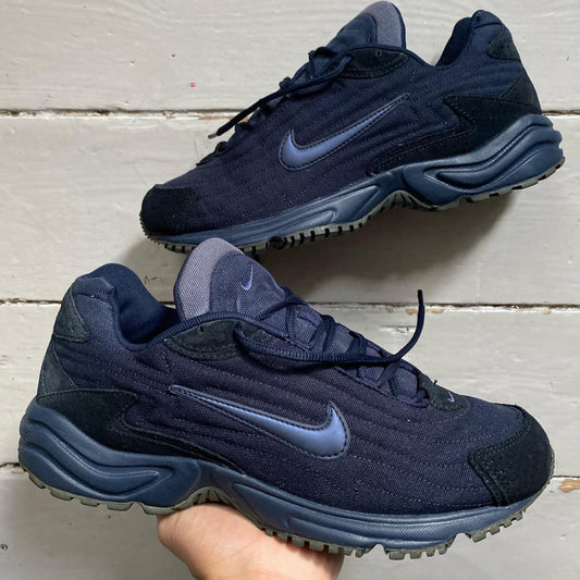 Nike Vintage Navy Trainers (UK 10)