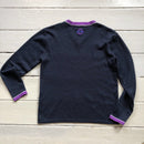Utility Workwear Purple V Neck Jumper (M)