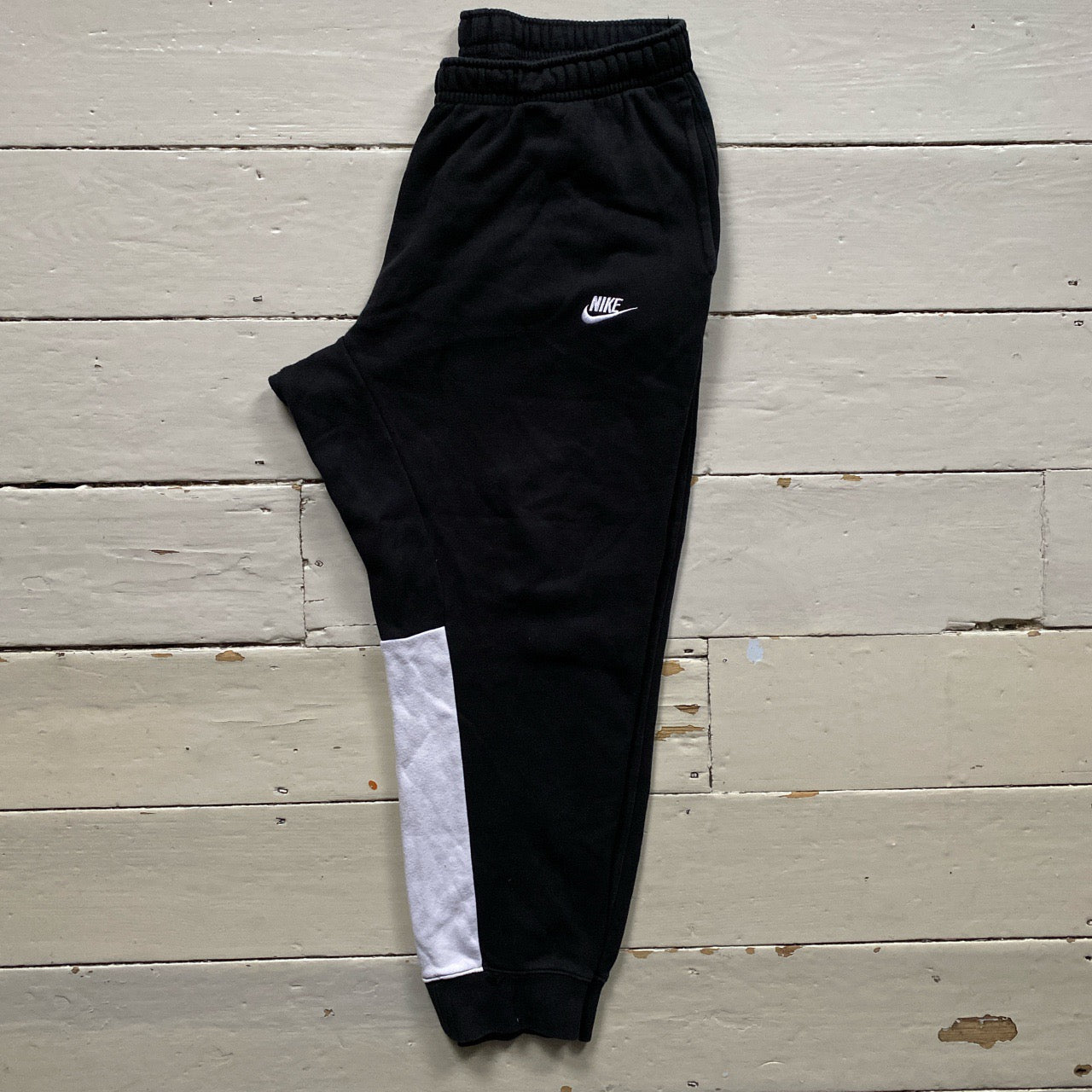 Nike Swoosh Black and White Joggers (XXL)