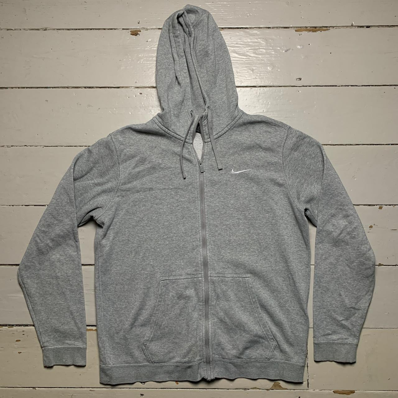 Nike Swoosh Hoodie Grey (Large)