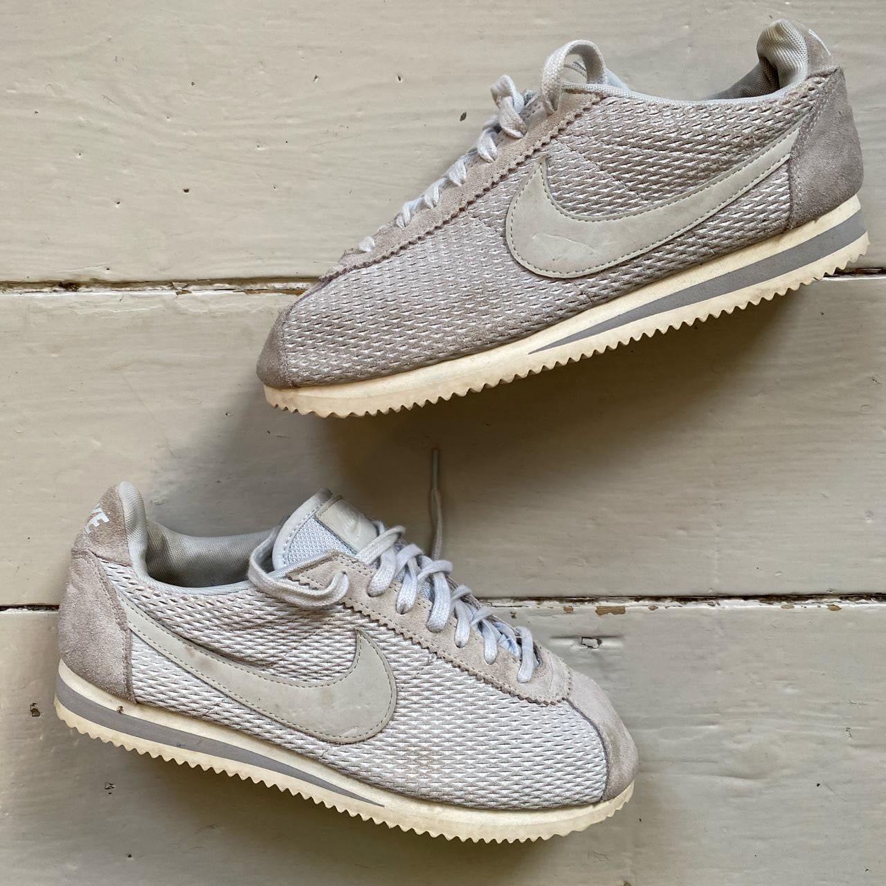 Nike Cortez Grey and White (UK 7)