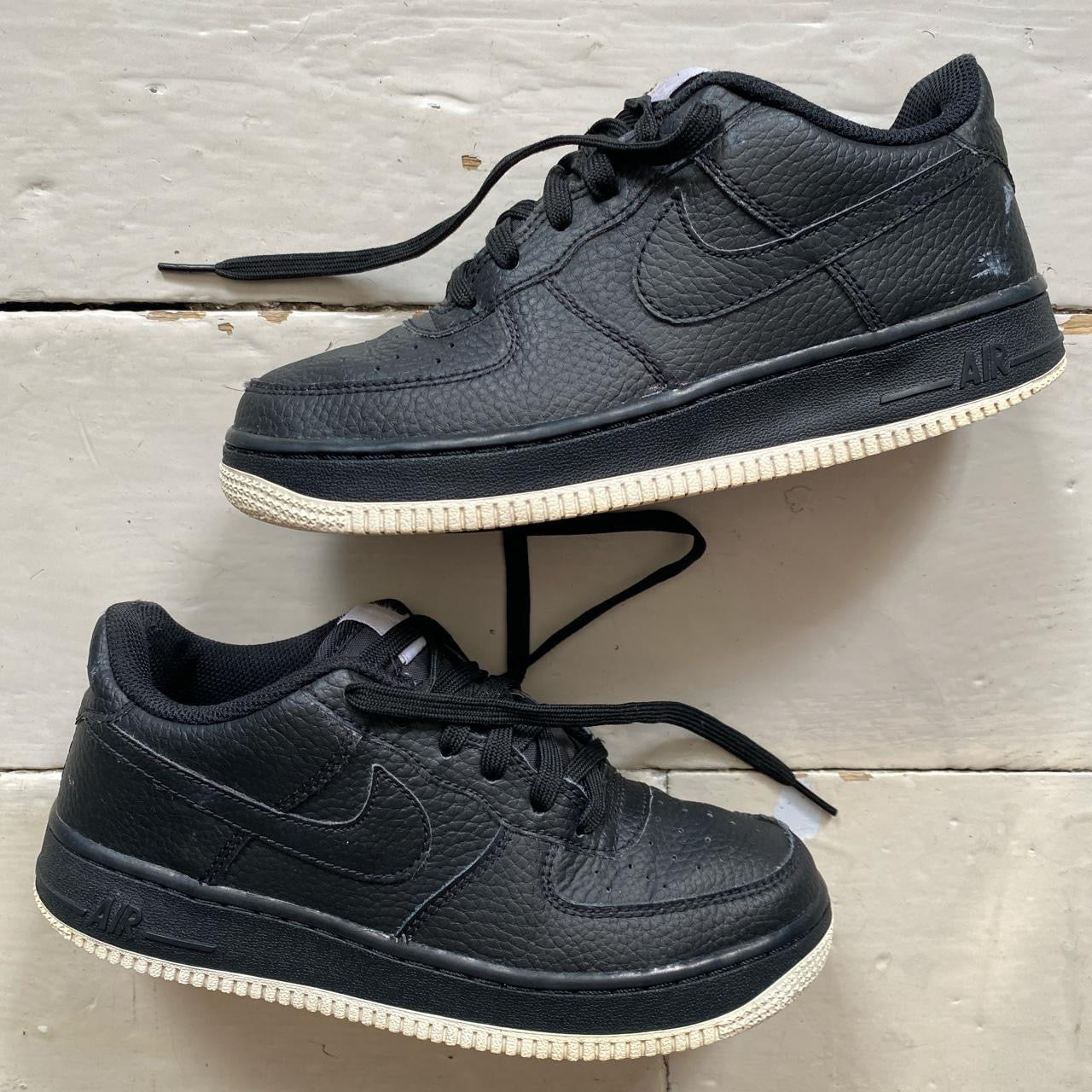 Nike Air Force 1 Black and White (UK 4)