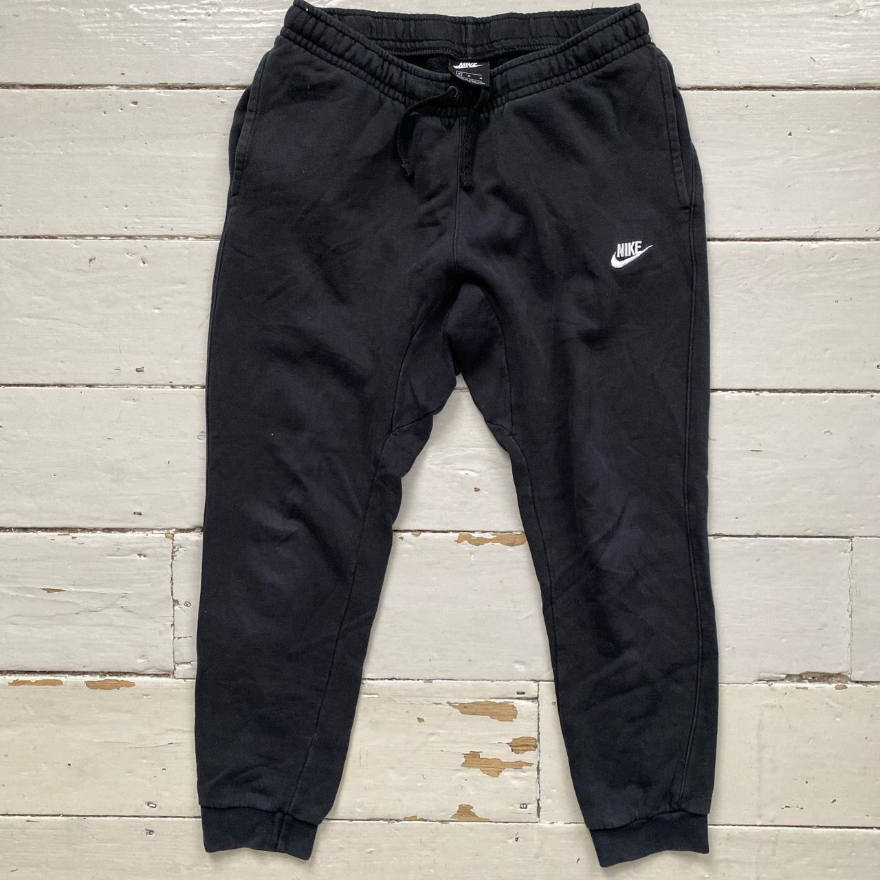 Nike Swoosh Black Joggers (Medium)