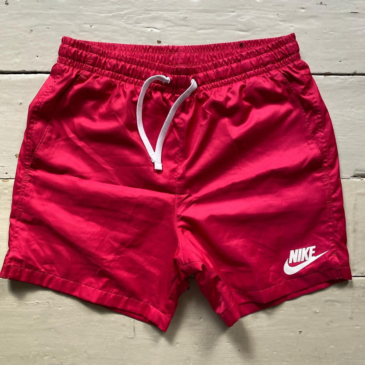 Nike Swoosh Pink Shorts (Small)