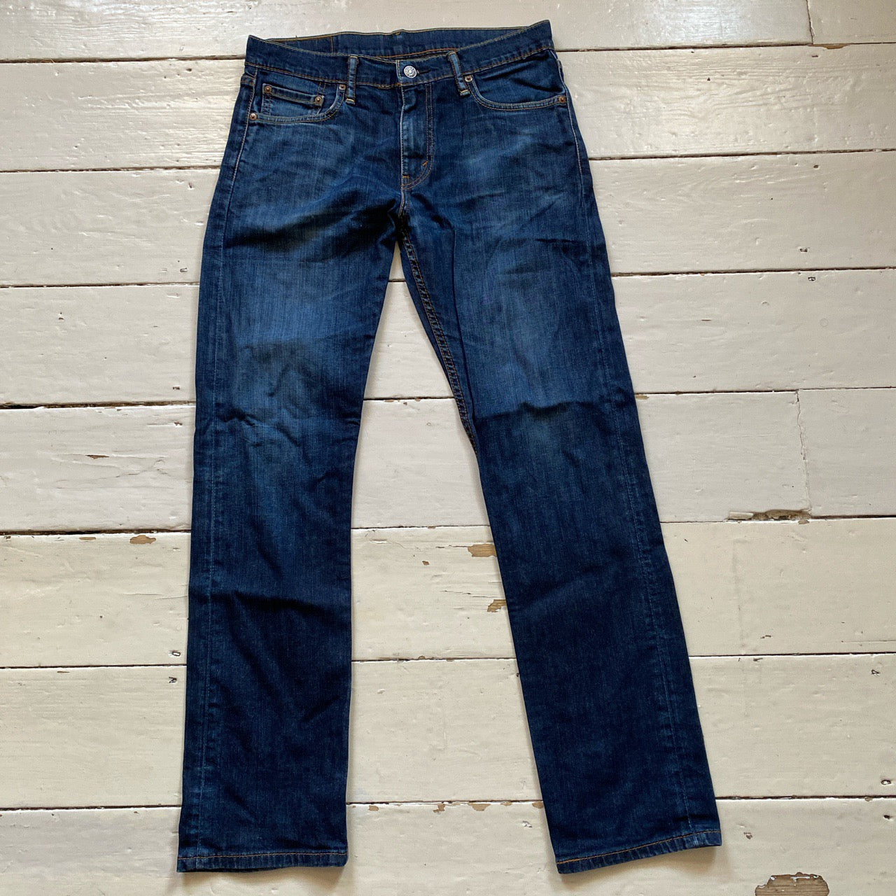 Levis 504 Dark Navy Jeans (31/32)