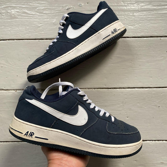 Nike Air Force 1 Navy Suede (UK 10)