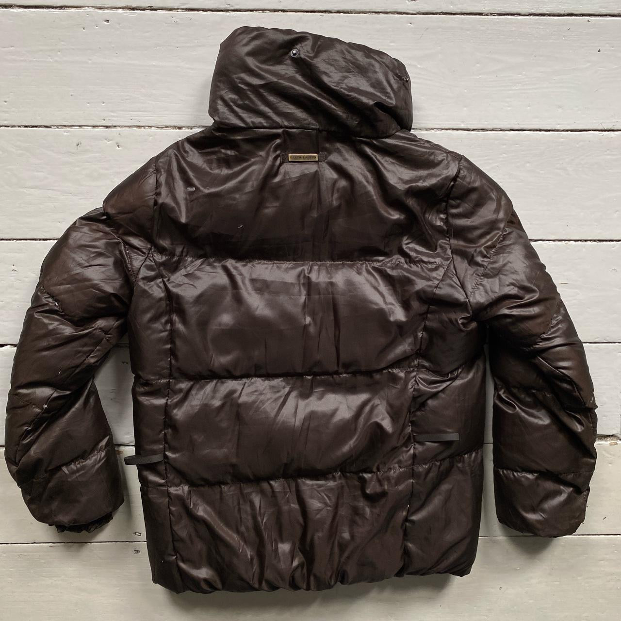 Ralph Lauren Brown Puffer Jacket (Large)