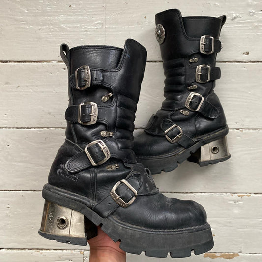 New Rock Heeled Boots (UK 6)