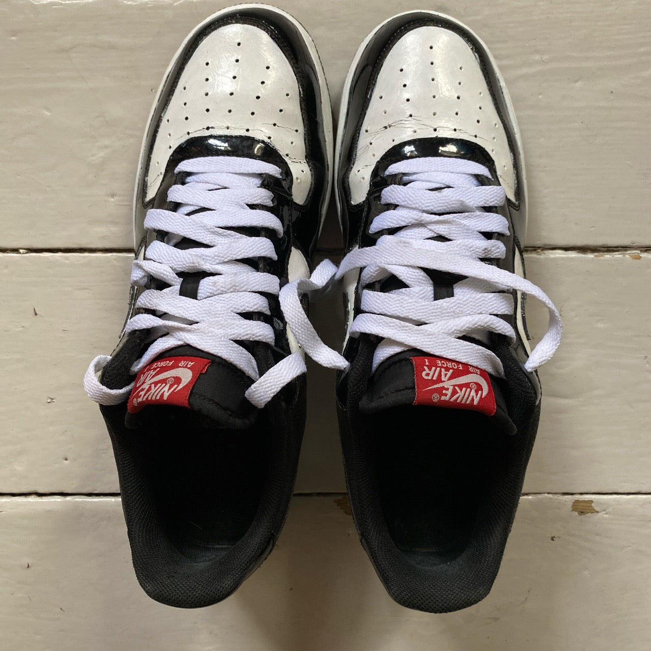 Nike Air Force 1 White and Black 2010 (UK 11)